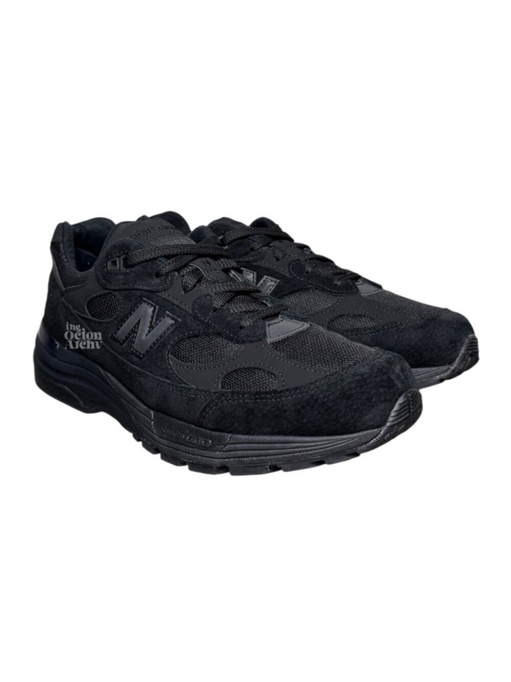 Size 10 New Balance 992 Made in USA 'Triple Black' 2025 U992TB Pre-Owned